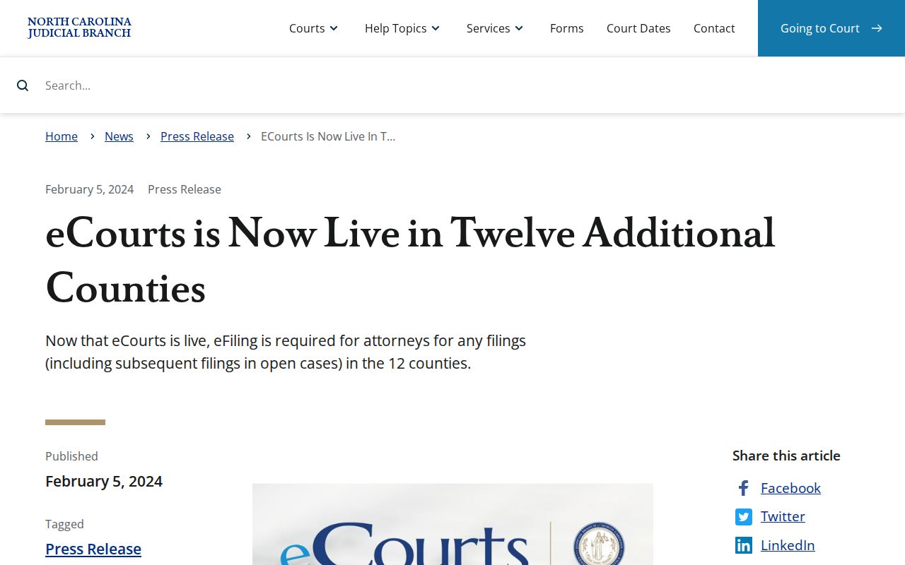 Martin criminal docket eCourts Portal access announcement