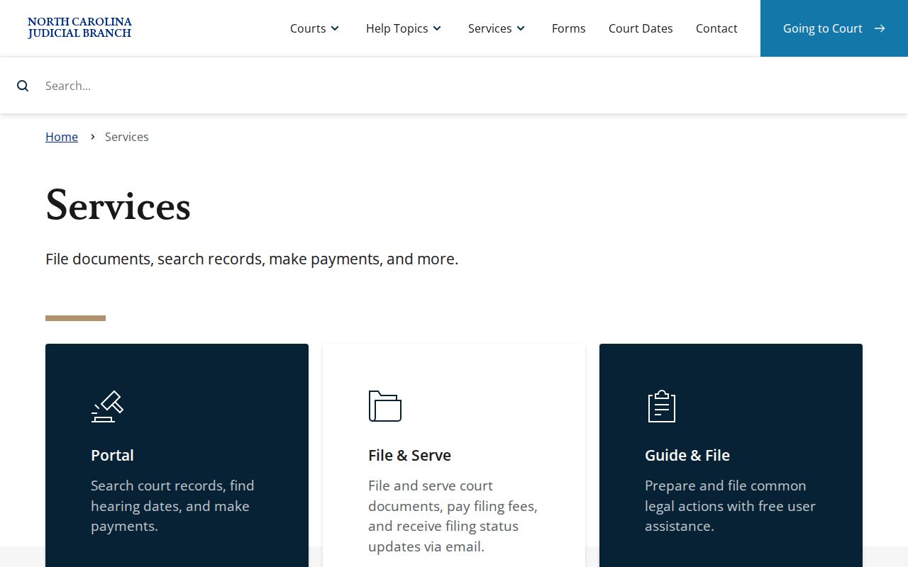 Martin County court docket eCourts services