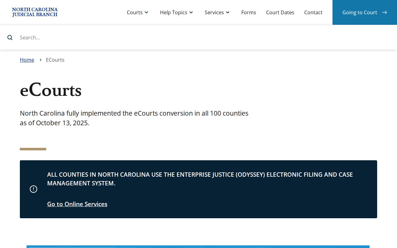 Martin County court docket eCourts rollout information