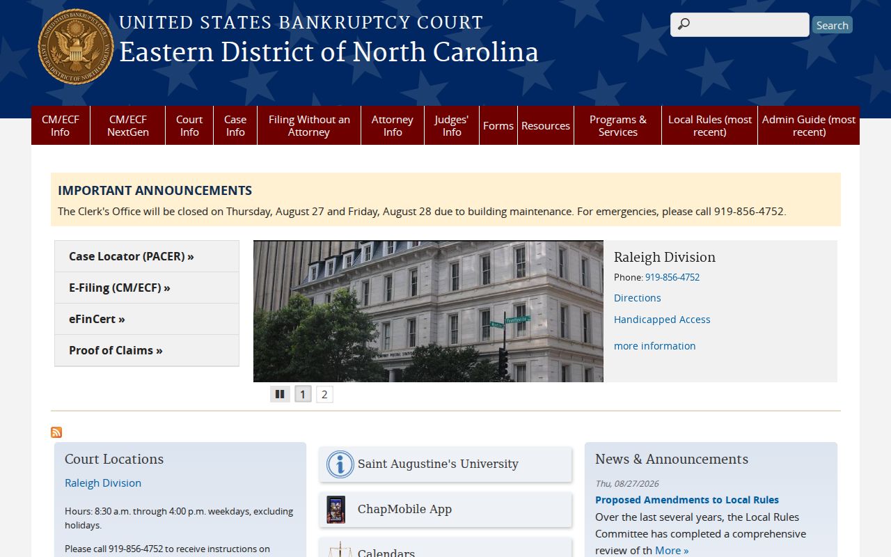 Oak City court records federal bankruptcy court source image